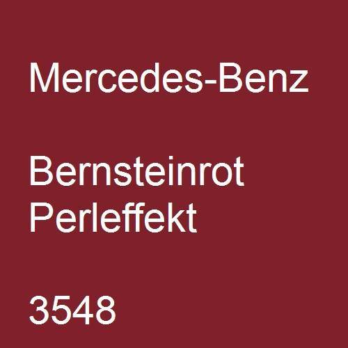 Mercedes-Benz, Bernsteinrot Perleffekt, 3548.